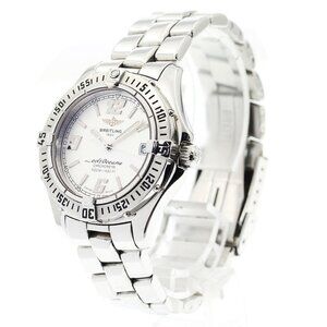 BREITLING Colt Ocean A57350 Date Silver Dial Quartz Ladies Watch